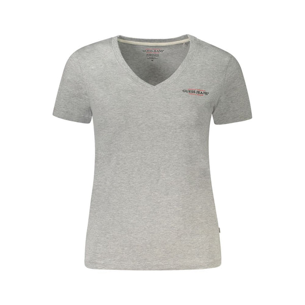 Gray Cotton Tops & T-Shirt Guess Jeans