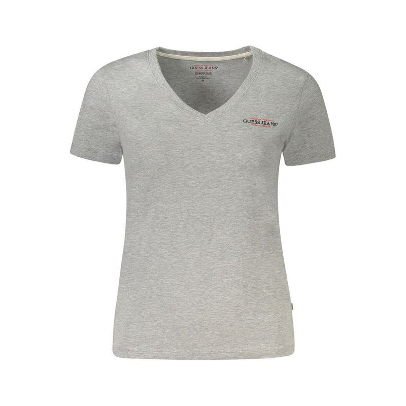 Gray Cotton Tops & T-Shirt Guess Jeans