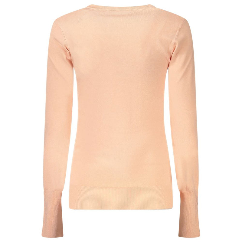 Pink Viscose Sweater Guess Jeans