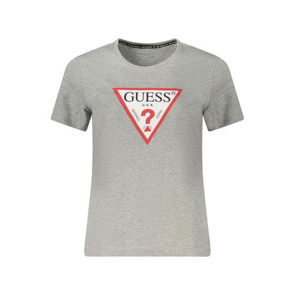 Gray Cotton Tops & T-Shirt Guess Jeans
