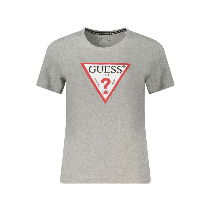 Gray Cotton Tops & T-Shirt Guess Jeans