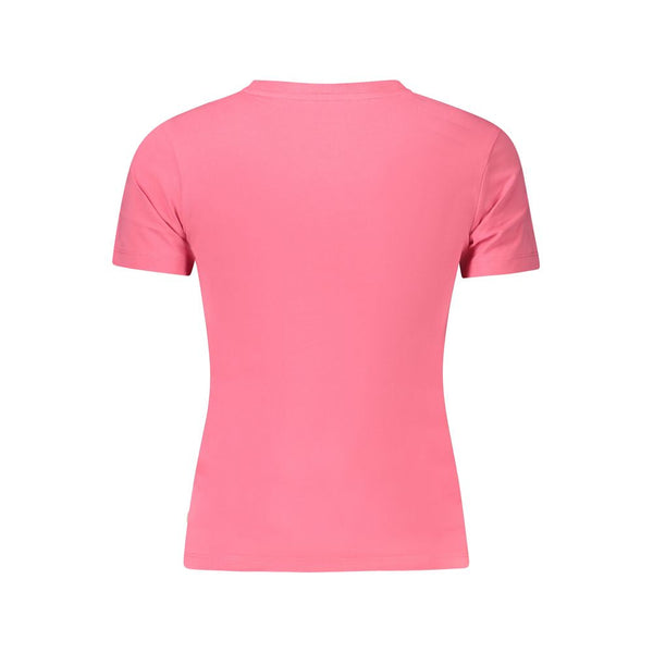Pink Cotton Tops & T-Shirt Guess Jeans