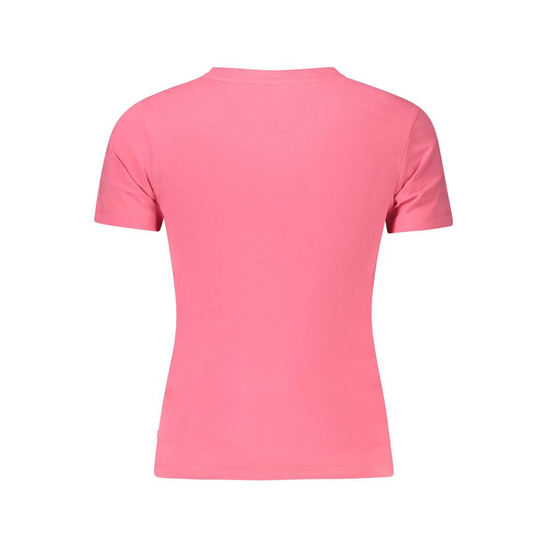 Pink Cotton Tops & T-Shirt Guess Jeans
