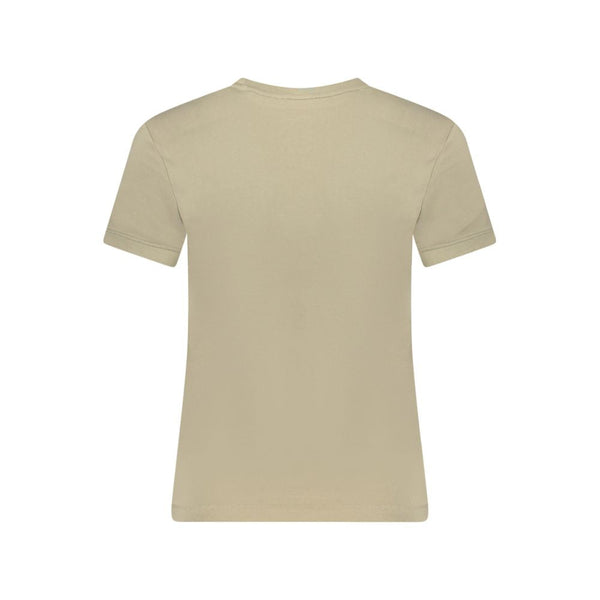Beige Cotton Tops & T-Shirt Guess Jeans