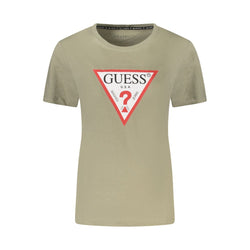 Green Cotton Tops & T-Shirt Guess Jeans