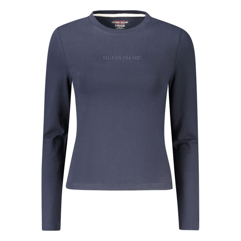 Blue Cotton Tops & T-Shirt Guess Jeans