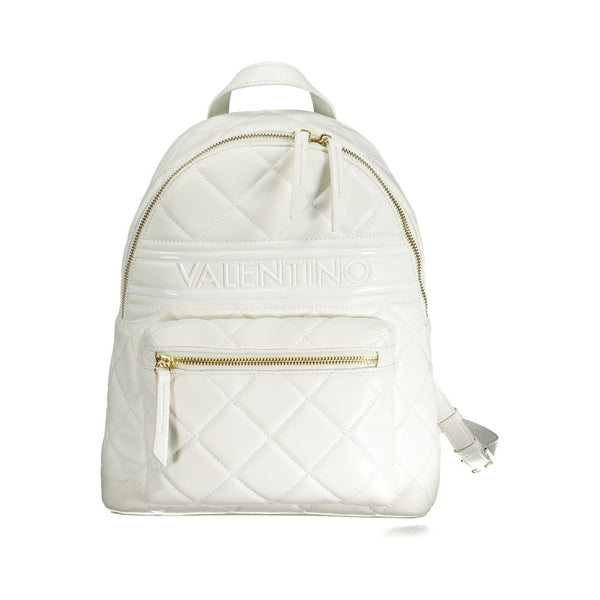 White Polyethylene Backpack Mario Valentino