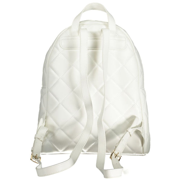 White Polyethylene Backpack Mario Valentino