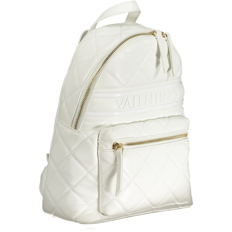 White Polyethylene Backpack Mario Valentino