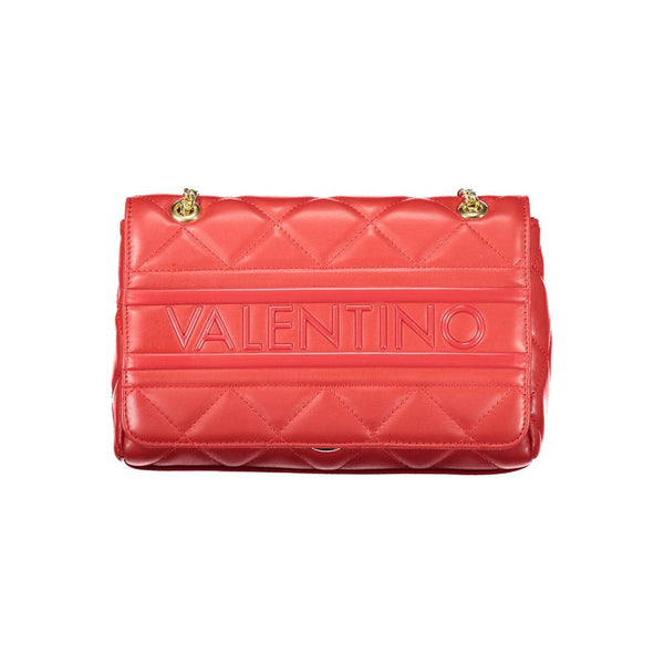 Red Polyethylene Women Handbag Mario Valentino