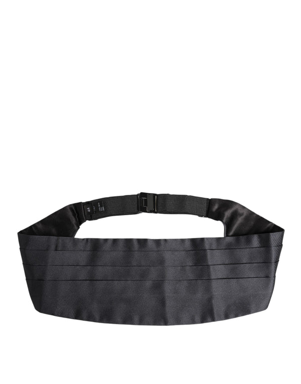 Dark Blue 100% Silk Belt Waist Cummerbund Dolce & Gabbana
