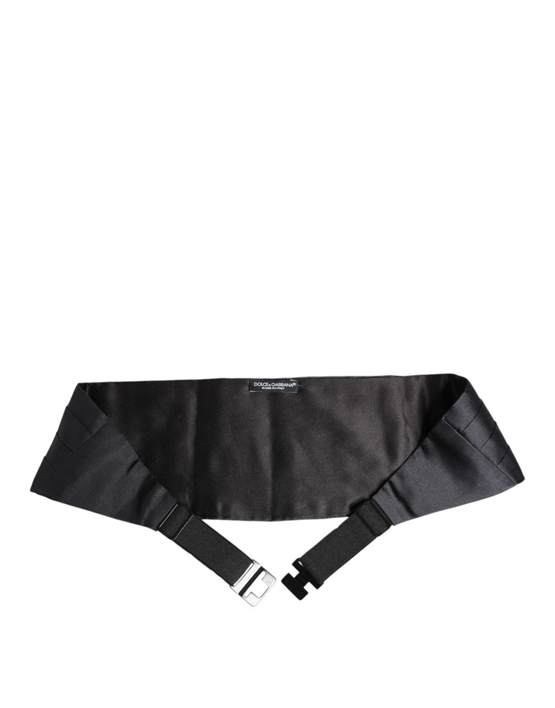 Dark Blue 100% Silk Belt Waist Cummerbund Dolce & Gabbana