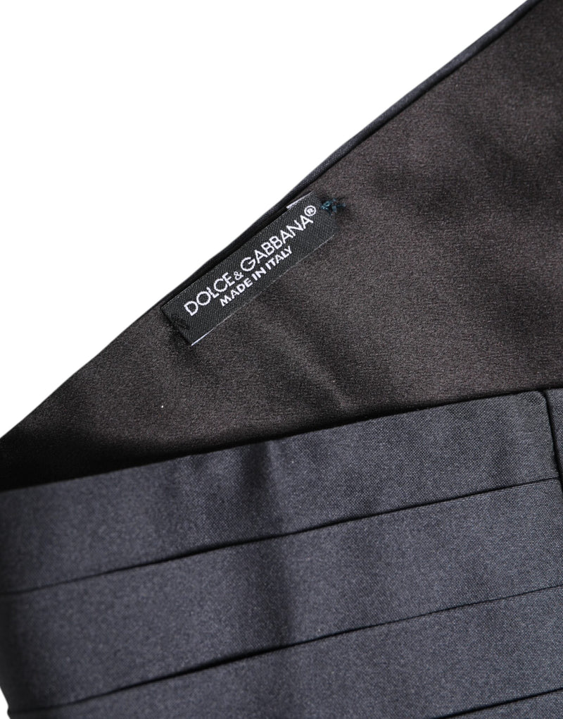 Dark Blue 100% Silk Belt Waist Cummerbund Dolce & Gabbana