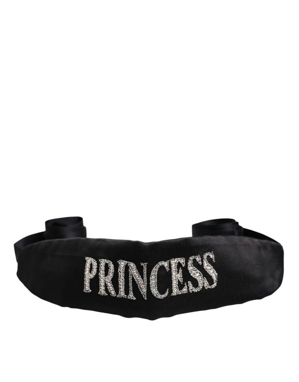 Black Princess Fantasy Braided Waist Belt Dolce & Gabbana
