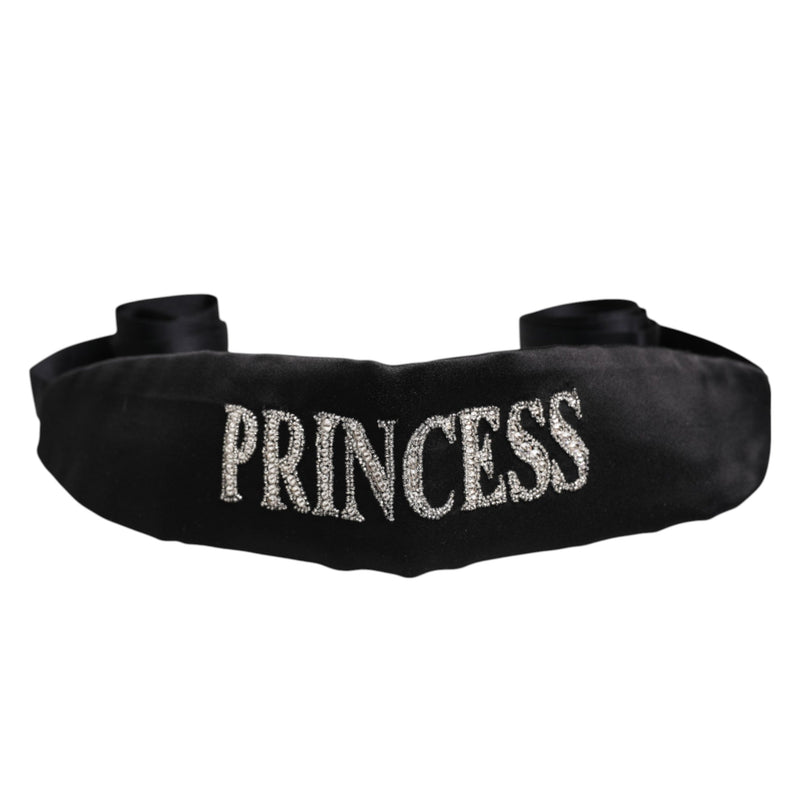Black Princess Fantasy Braided Waist Belt Dolce & Gabbana