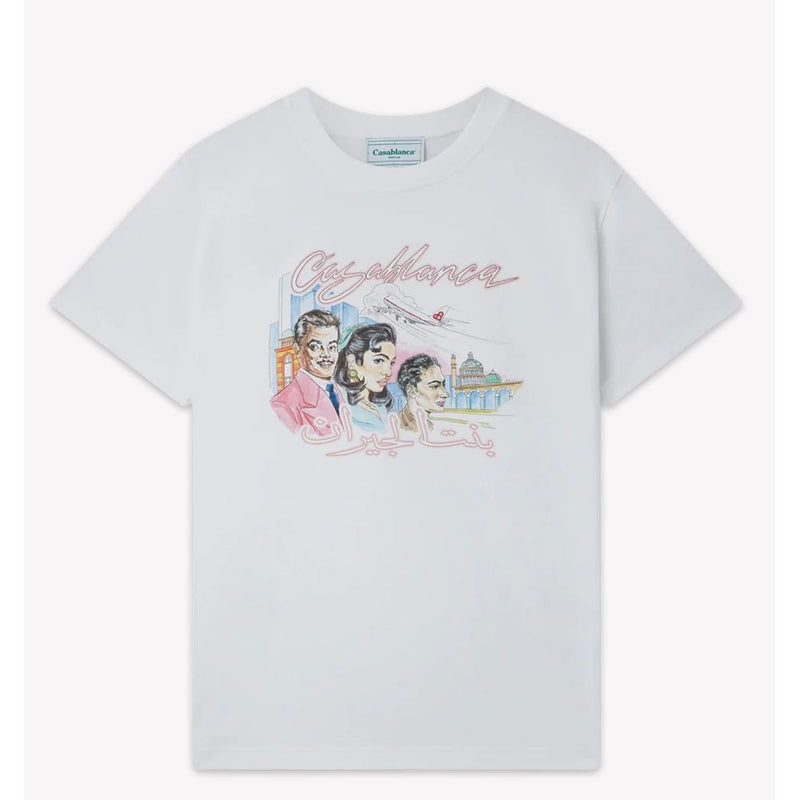 White Cotton T-Shirt Casablanca