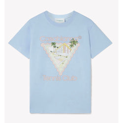 Blue Cotton T-Shirt Casablanca