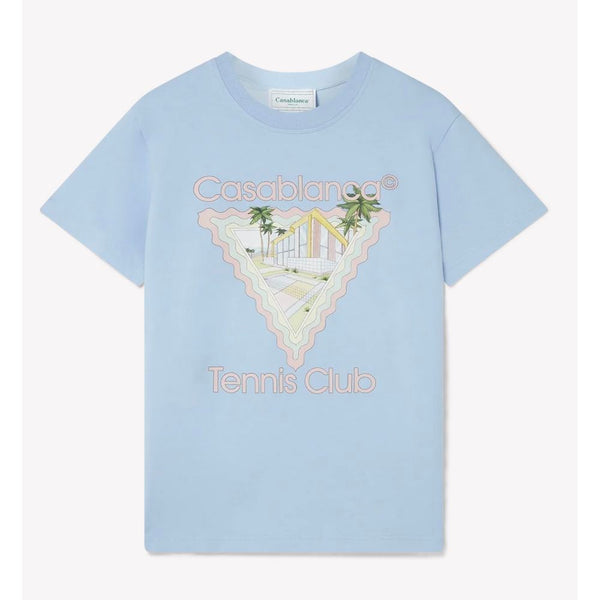 Blue Cotton T-Shirt Casablanca