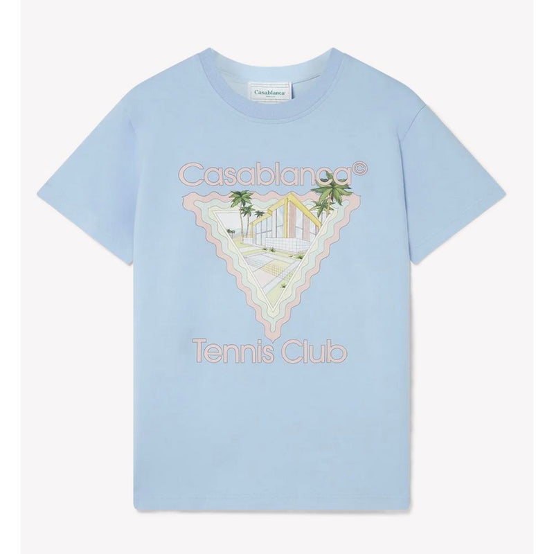 Blue Cotton T-Shirt Casablanca