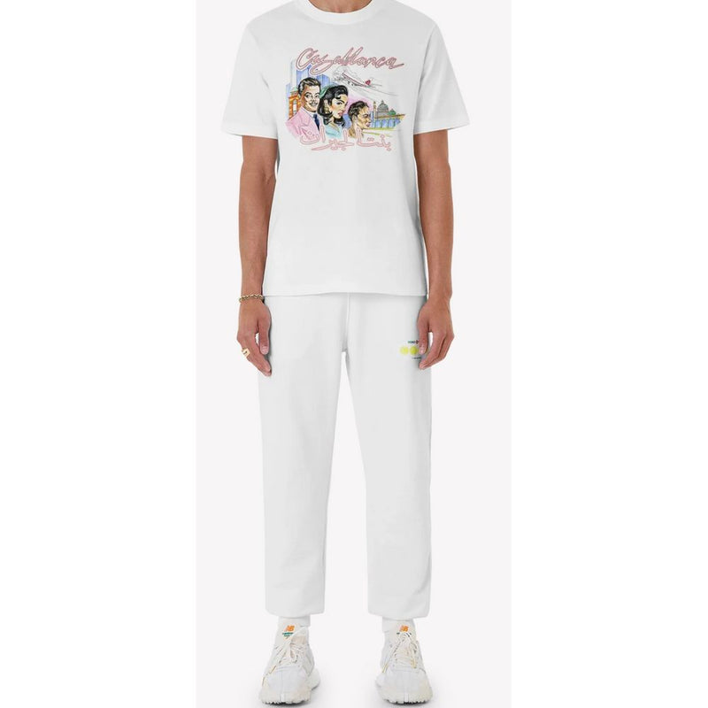 White Cotton T-Shirt Casablanca