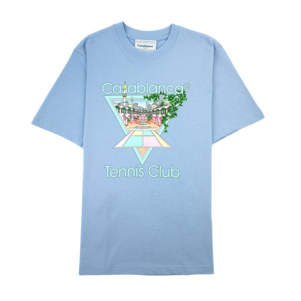 Blue Cotton T-Shirt Casablanca