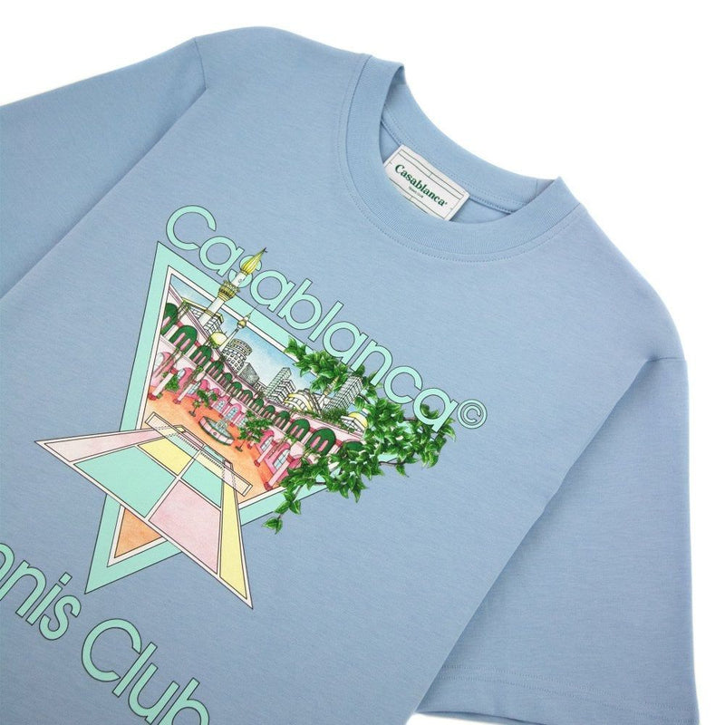 Blue Cotton T-Shirt Casablanca
