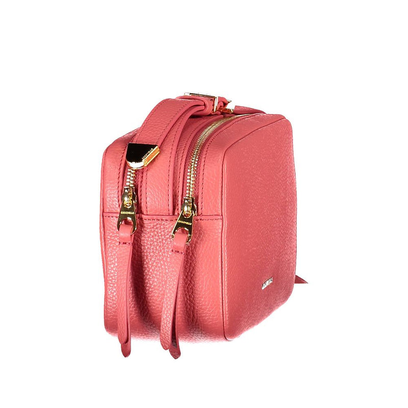 Pink Leather Handbag Coccinelle