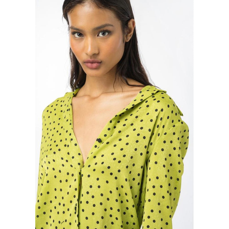 Green Polyester Shirt PINKO