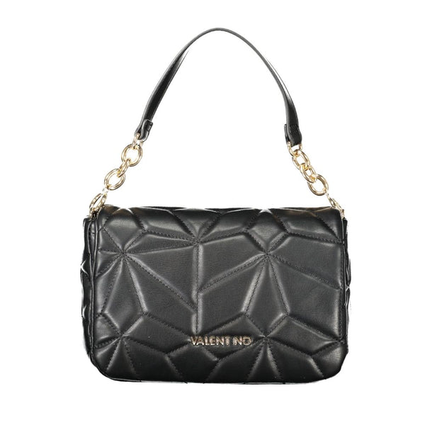 Black Polyethylene Women Handbag Mario Valentino