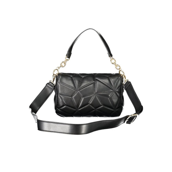 Black Polyethylene Women Handbag Mario Valentino