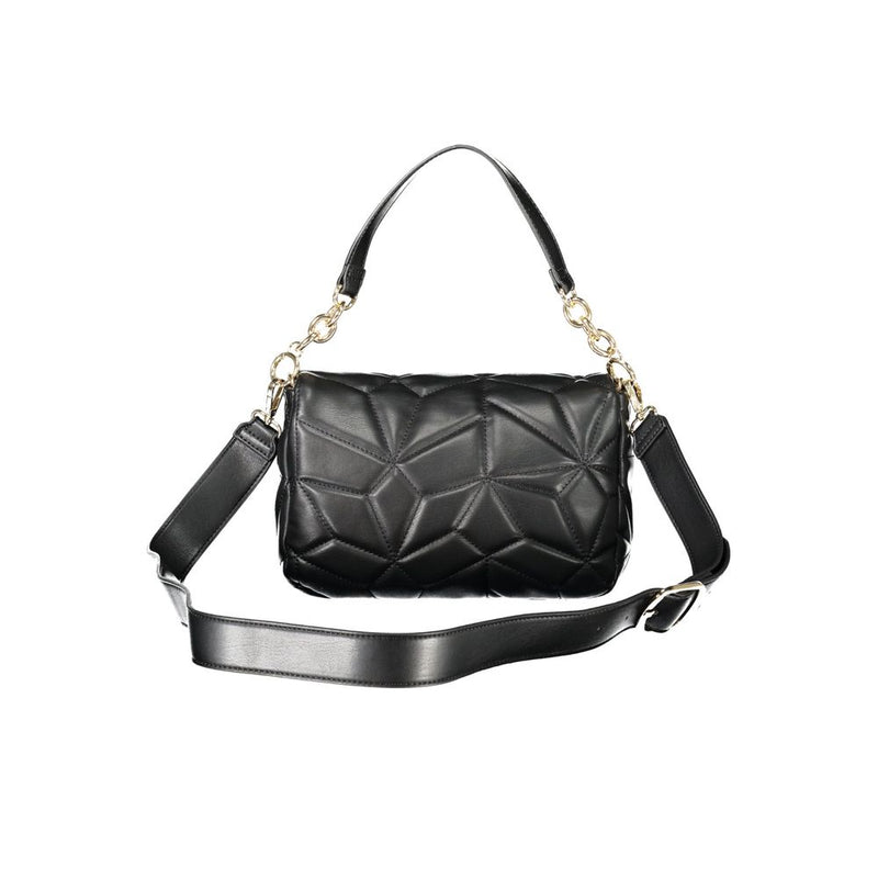 Black Polyethylene Women Handbag Mario Valentino