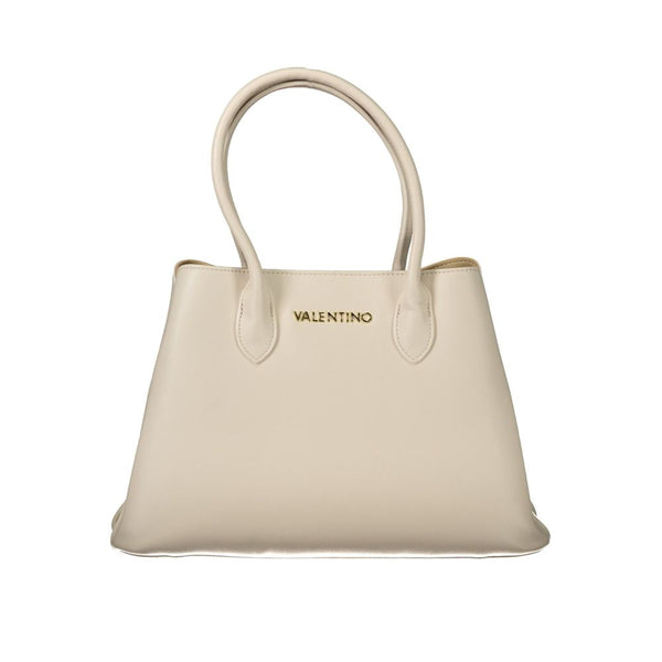 Beige Polyethylene Women Handbag Mario Valentino