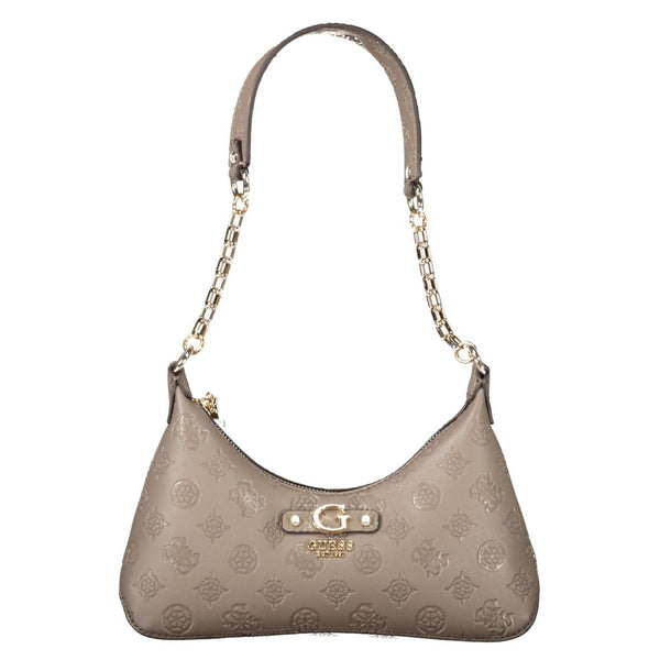 Brown Polyethylene Women Handbag Guess Jeans