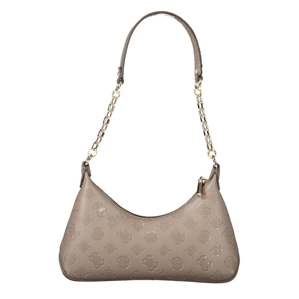 Brown Polyethylene Women Handbag Guess Jeans