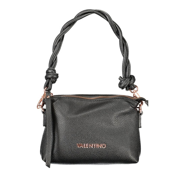 Black Polyethylene Women Handbag Mario Valentino