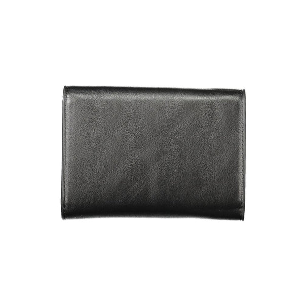 Black Polyethylene Women Wallet Mario Valentino