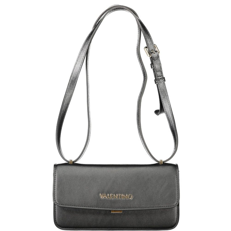 Black Polyethylene Women Handbag Mario Valentino