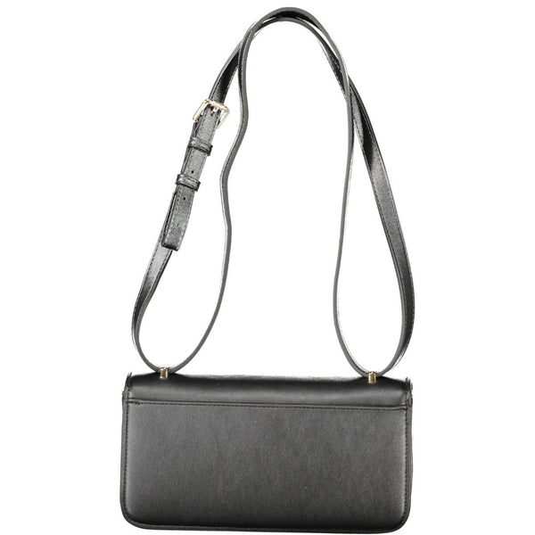Black Polyethylene Women Handbag Mario Valentino