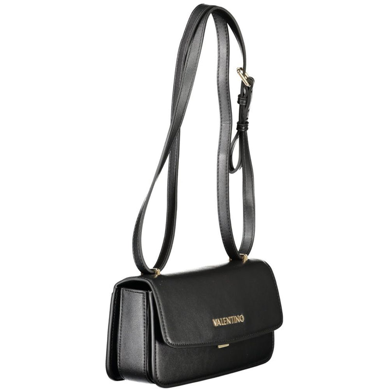 Black Polyethylene Women Handbag Mario Valentino