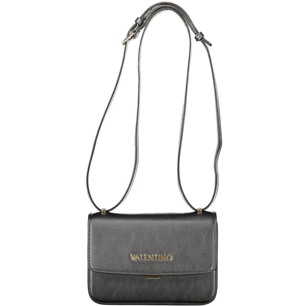 Black Polyethylene Women Handbag Mario Valentino