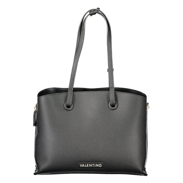 Black Polyethylene Women Handbag Mario Valentino
