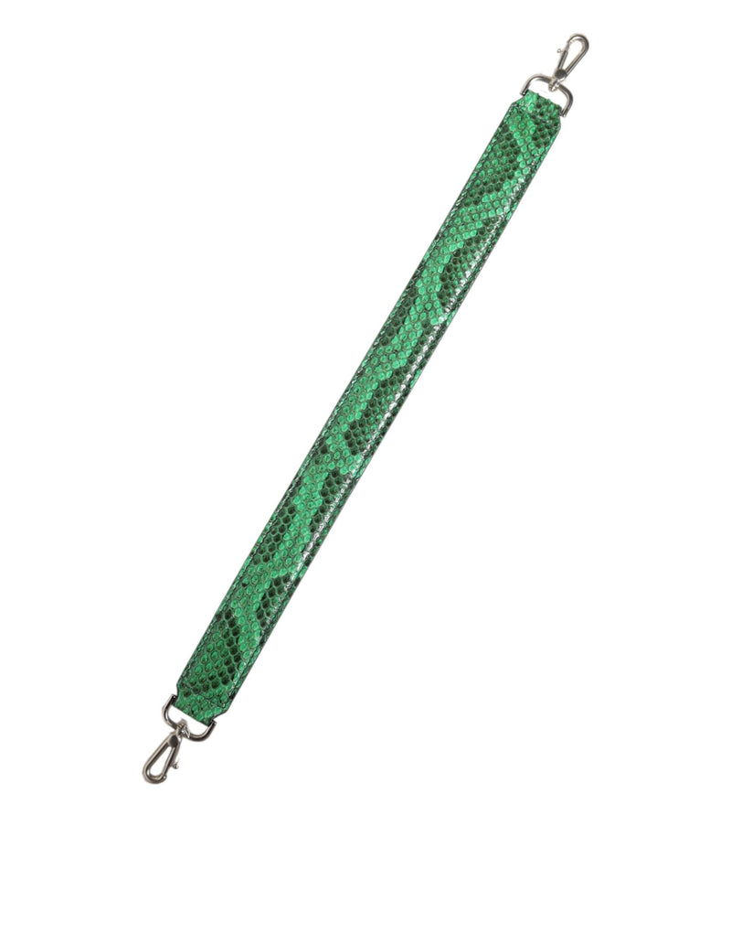 Black Green Exotic Leather Bag Shoulder Strap Dolce & Gabbana
