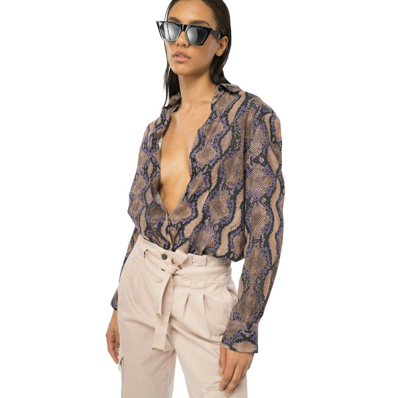 Multicolor Viscose Shirt PINKO