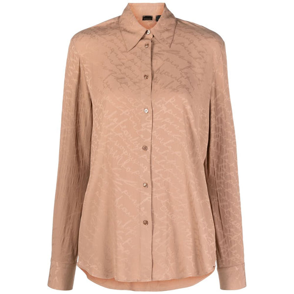 Beige Haircalf Shirt PINKO