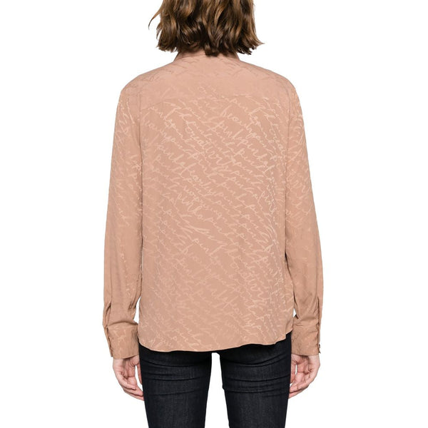 Beige Haircalf Shirt PINKO