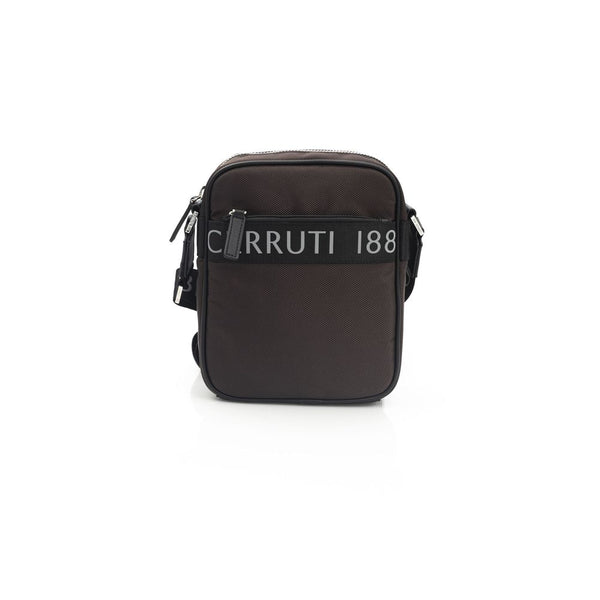 Brown Leather Women Crossbody Bag Cerruti 1881