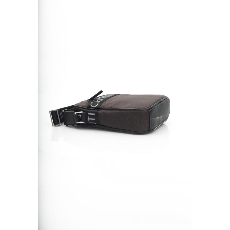 Brown Leather Women Crossbody Bag Cerruti 1881