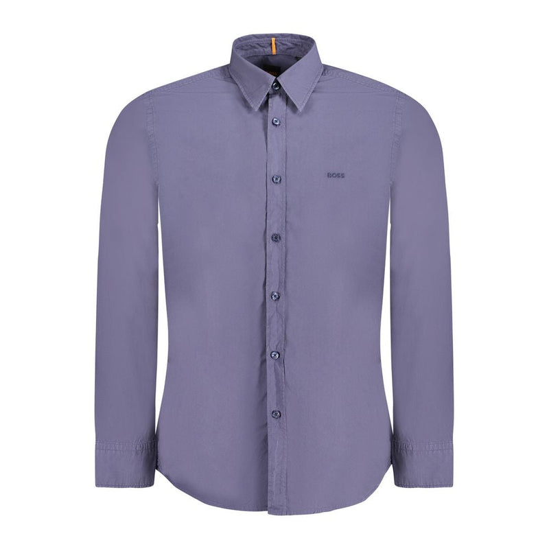 Blue Cotton Shirt Hugo Boss
