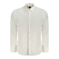 White Cotton Shirt Hugo Boss