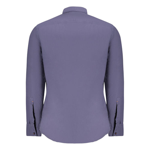 Blue Cotton Shirt Hugo Boss